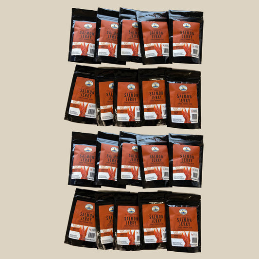 20 Pack Maple Candied Salmon-Jerky