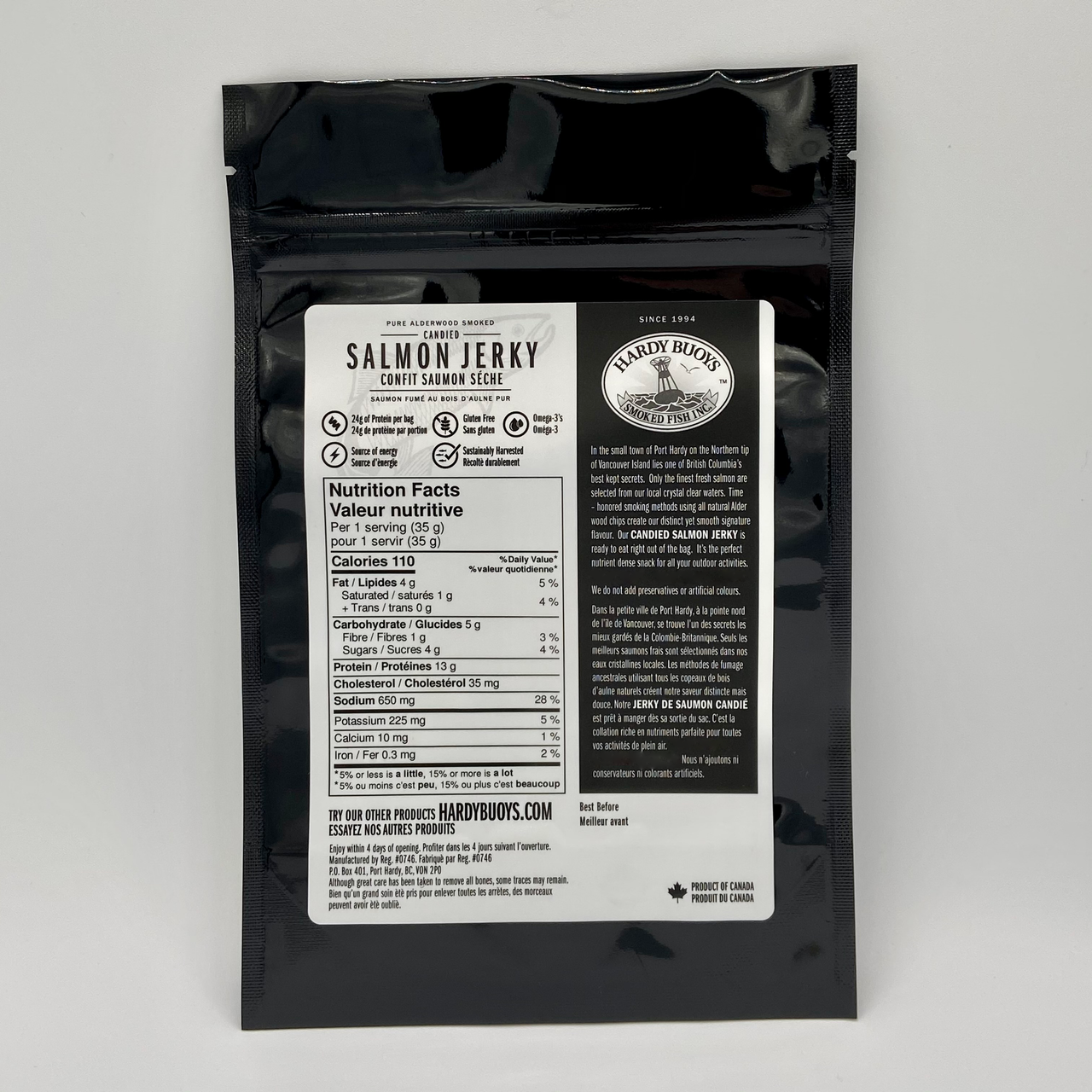 20 Pack Maple Candied Salmon-Jerky