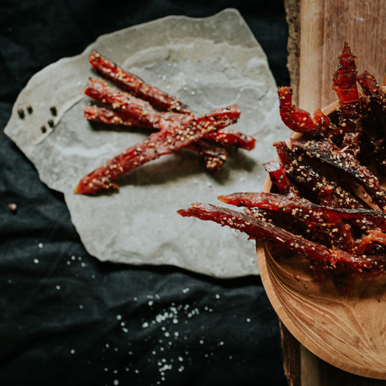 20 Pack Garlic & Pepper Candied Salmon-Jerky