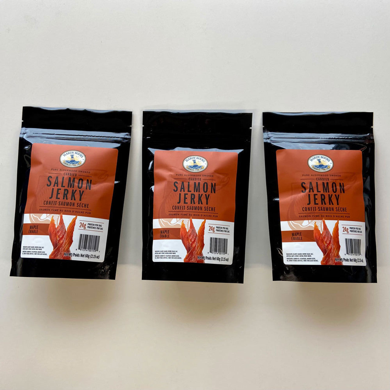 3 Pack Maple Candied Salmon-Jerky