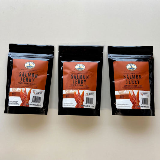3 Pack Maple Candied Salmon-Jerky